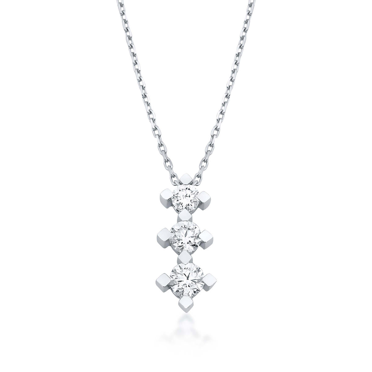 0,33 Carat Tria Diamant Collier