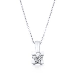 Diamant Solitaire Or Collier