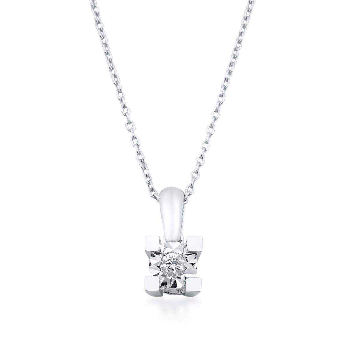 Diamant Solitaire Or Collier