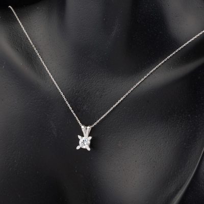 0,50 Karat Badem Tırnak Mozanit Altın Kolye - 14K - 2.09g - EZ Gold