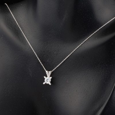 0,40 Karat Badem Tırnak Mozanit Altın Kolye - 14K - 1.65g - EZ Gold