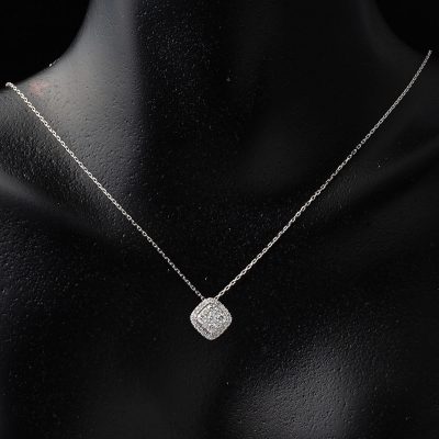 0,25 Karat Pırlanta Yakamoz Kolye - 14K - 1.24g - EZ Gold