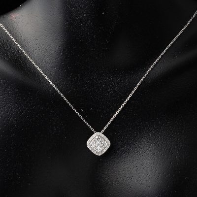 Zer 0,48 Karat Pırlanta Altın Kolye - 14K - 1.98g - EZ Gold
