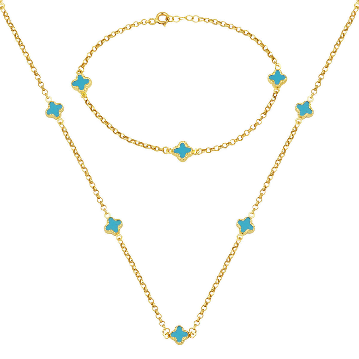 Van Cleef 14 Carats İki Or Parure