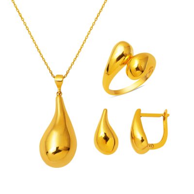 Su Gouttesı 22 Carats Spor Or Takı Seti