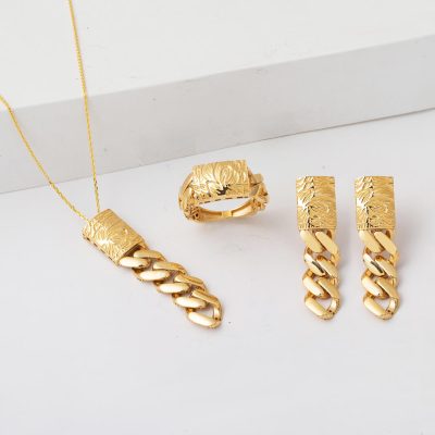 Fleur de Vie Gourmetteli Spor Takı Seti 14 Carats - 14K - 14.7g - EZ Gold
