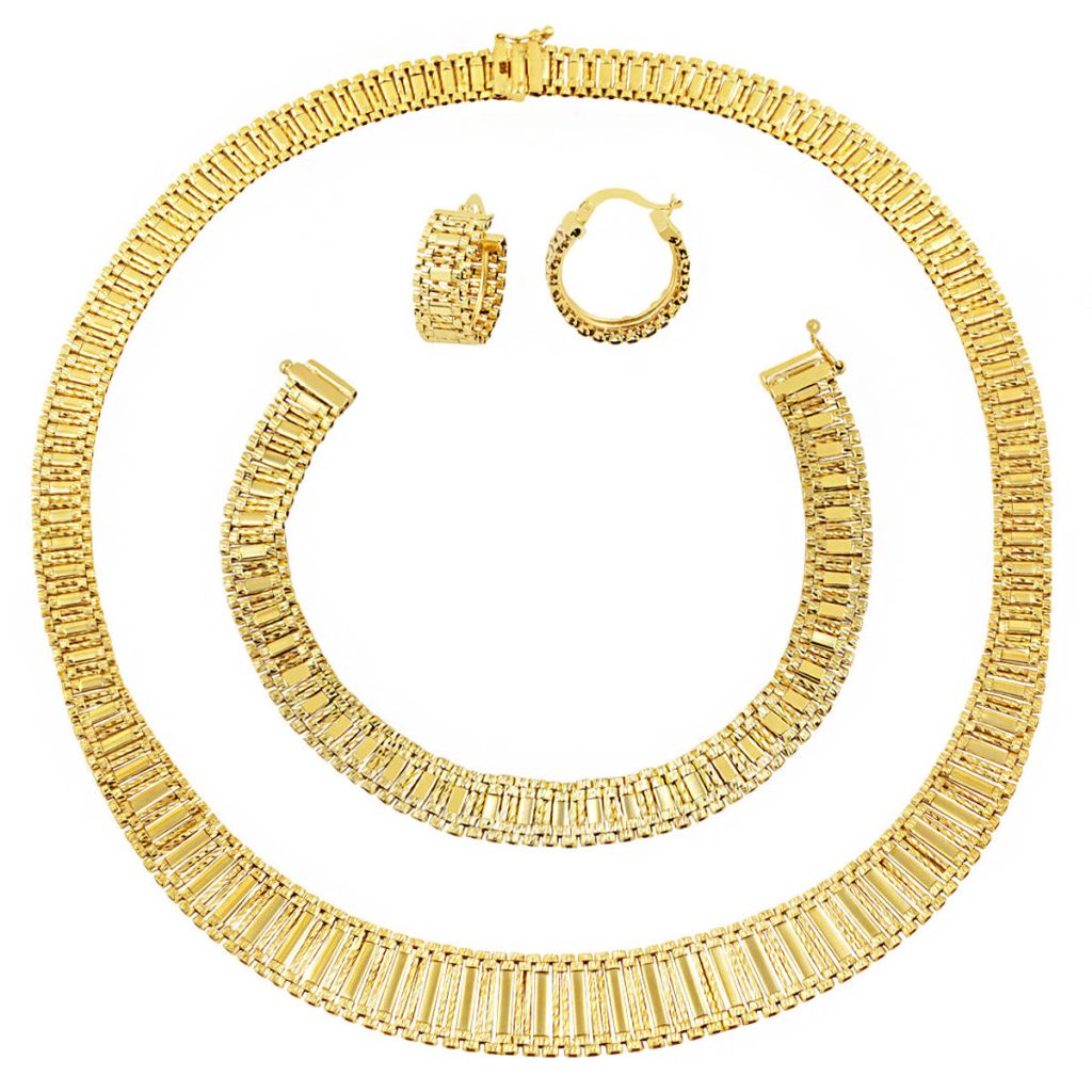 Kleopatra Kalemli 14 Karat Gold Wedding Set