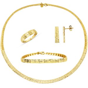 Italien 14 Carats Or Su Yolu Bijou Parure