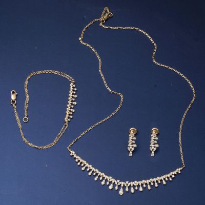 Goutte Model 14 Carats Or Trois pièces Set - 14K - 8.72g - EZ Gold