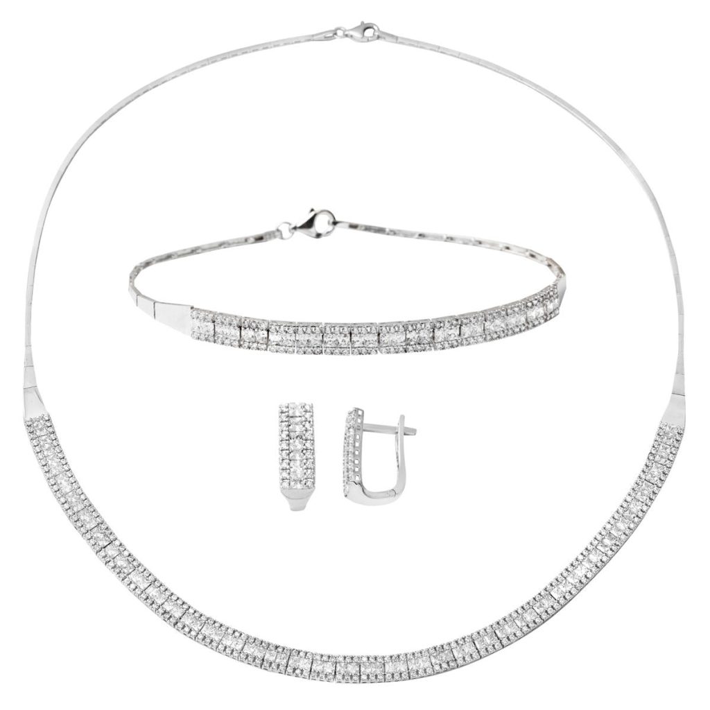 Su Yolu Set Blanc Or 14 Carats