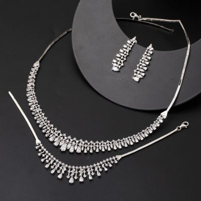 Droplar White Gold Three-piece Set 14K - 14K - 26.01g - EZ Gold