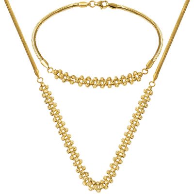 Balıksırtı Doriquelı 14 Carats Or Set