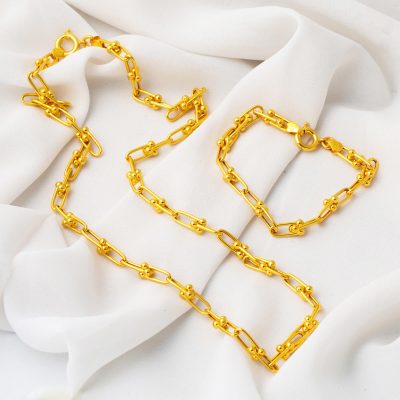 Tiffany Zincir 22 Carats Or Takı Seti - 22K - 29.29g - EZ Gold