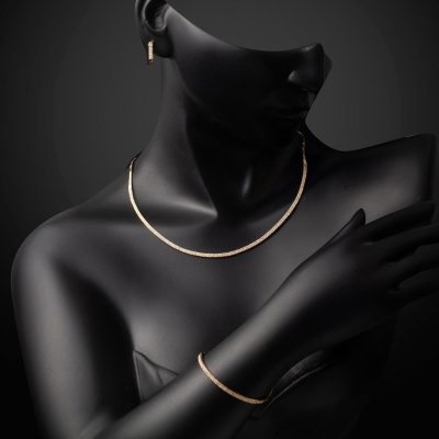 Dolunay Yellow Gold Su Yolu Set - 14K - 12.28g - EZ Gold