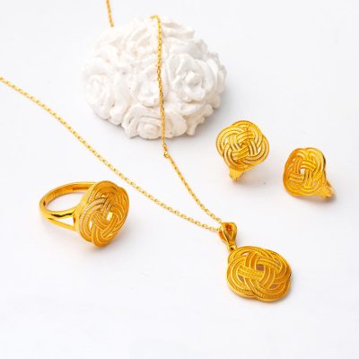 22K Gold Aşk Düğümü Mini Spor Set - 22K - 12.92g - EZ Gold