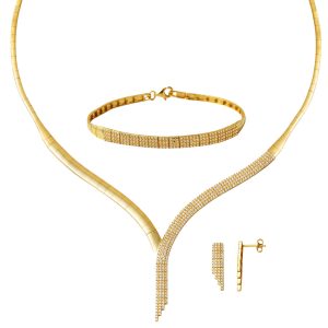 Filigrane Design Jaune Or Mariage Parure