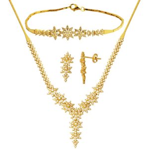 Etoile Işığı Jaune Or Parure