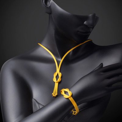 Sevgi Bağı 14 Carats Or İkili Düğün Seti - 14K - 25.24g - EZ Gold