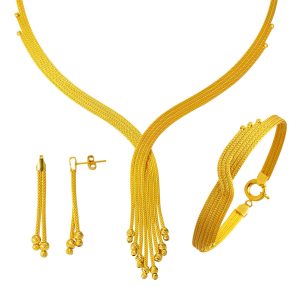 Tresse Or Mariage Parure 14 Carats