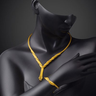 Ivy Doriclı 14K Gold Gerdanlık Bracelet Set - 14K - 27.21g - EZ Gold