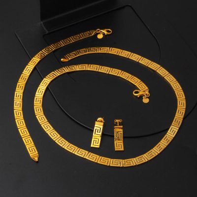 Versage 22 Carats Jaune Or Düğün Parure - 22K - 34.57g - EZ Gold