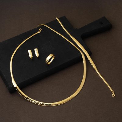 14K Dolunay Plain River Set - 14K - 22.05g - EZ Gold