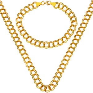22 Karat Milky Way Gold Jewelry Set