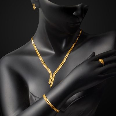 Başak Model 14 Ayar Altın Düğün Seti - 14K - 23.06g - EZ Gold