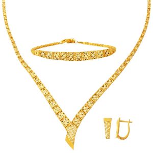 Ve 14 Karat Gold Jewelry Set