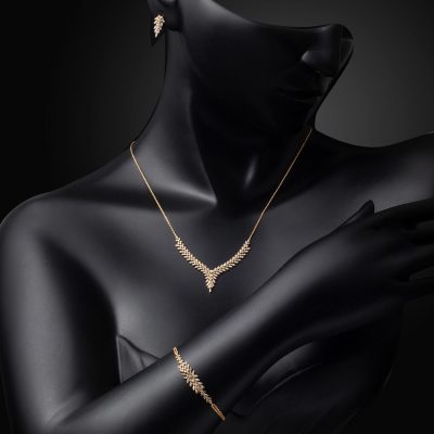 Sarmaşık 14 Ayar Altın Nişan Takı Seti - 14K - 9.52g - EZ Gold