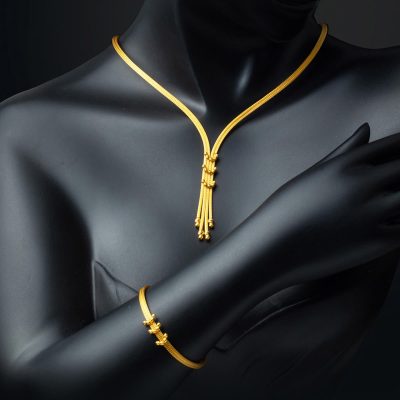 Gerdanlık Bileklikli 22 Ayar Altın Set - 22K - 26.68g - EZ Gold