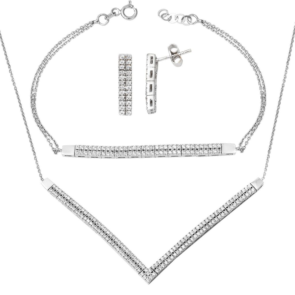 Hanımeli 14 Karat Gold Filigree Jewelry Set