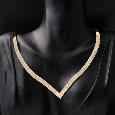 4 à Rangs Rivière Or Parure - 14K - 21g - EZ Gold