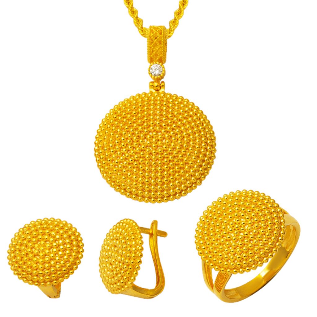 Tılsım 14 Carats Or 3&rsquo;lü Bijou Parure