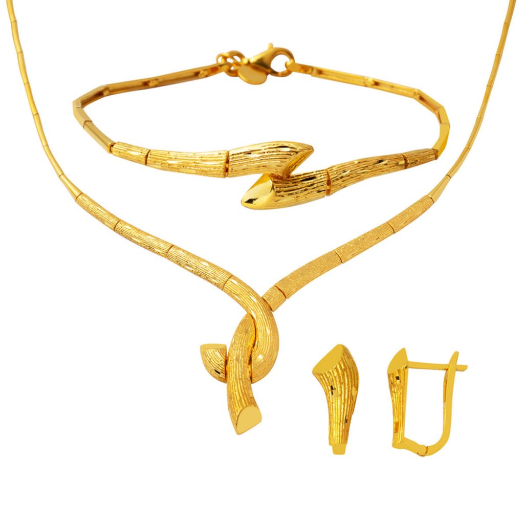 Tree of Life 22 Karat Gold Jewelry Set