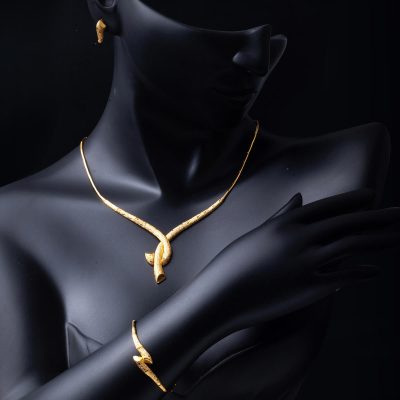 Hayat Ağacı 22 Ayar Altın Takı Seti - 22K - 33.34g - EZ Gold