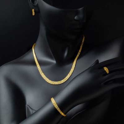 22 Ayar Altın Düğün Set Takımı - 22K - 24.82g - EZ Gold