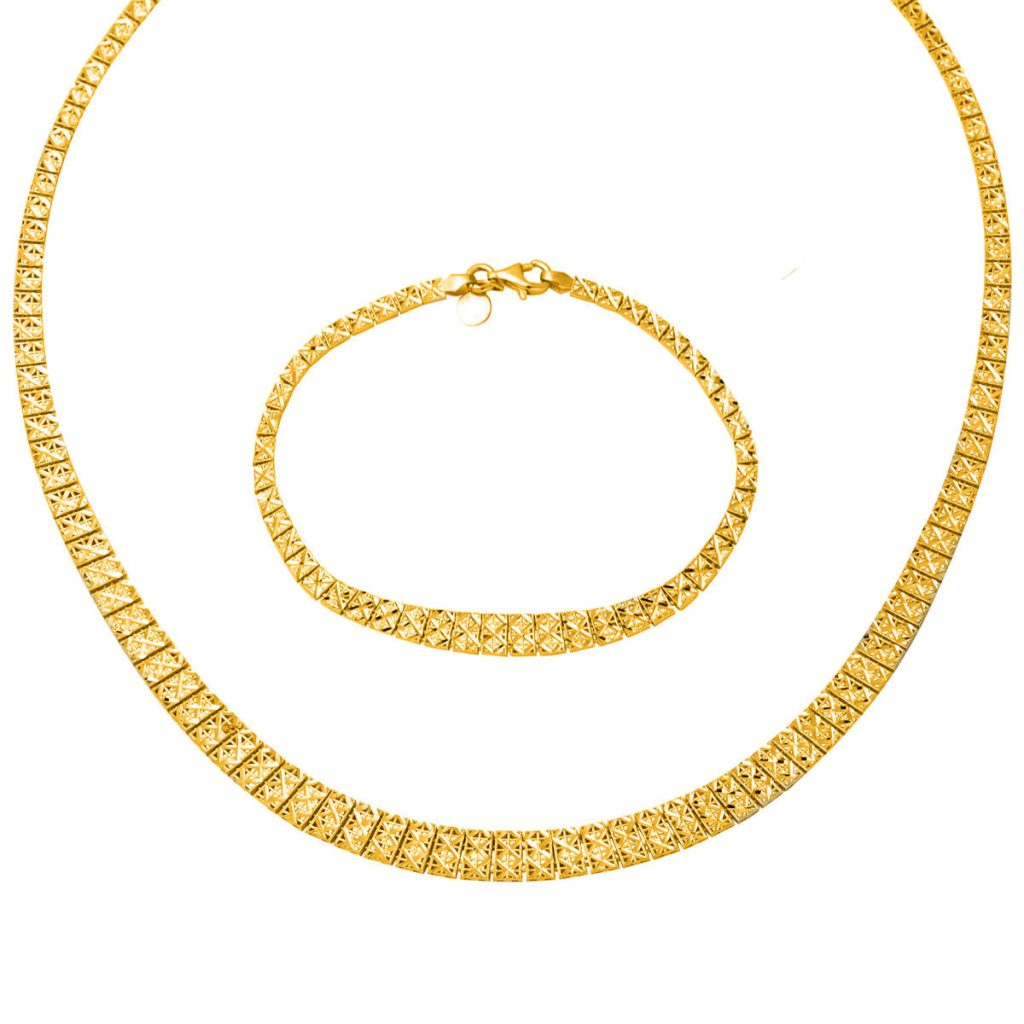 Gerdanlık & Bracelet 22 Carats Or Set