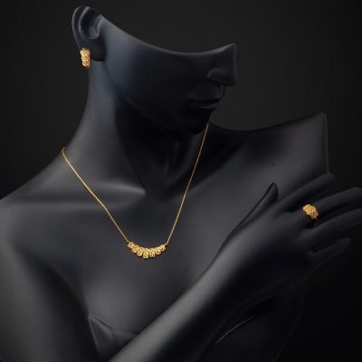 Plazma 22K 3’lü Gold Takı Seti - 22K - 9.24g - EZ Gold