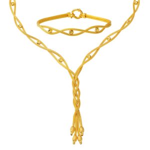 14 Karat Gold Wedding Jewelry Set