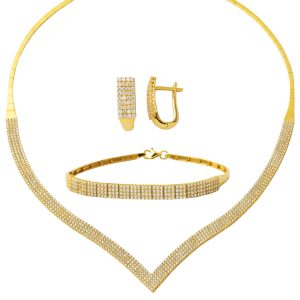 Çavuş 14 Karat Gold Filigree Jewelry Set