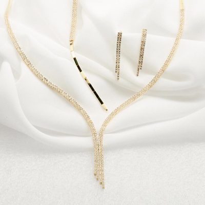 14 Ayar Altın Suyolu Takı Seti - 14K - 14.31g - EZ Gold