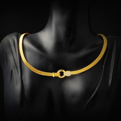 22 Carats Maille Trabzon Or Set - 22K - 34.5g - EZ Gold