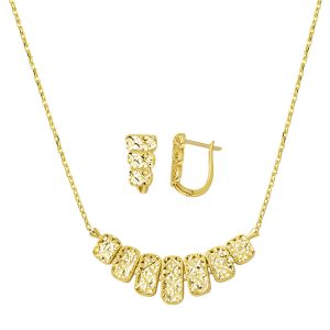 Plazma 14 Karat Gold Jewelry Set