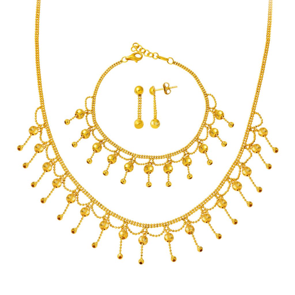 Çıngırak 22 Karat Gold Jewelry Set