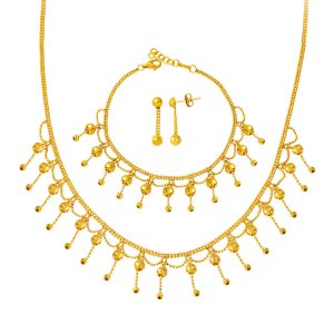 Çıngırak 22 Carats Or Bijou Parure
