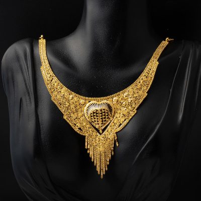 Kalpli Hint İşi 22 Ayar Altın Takı Seti - 22K - 66g - EZ Gold