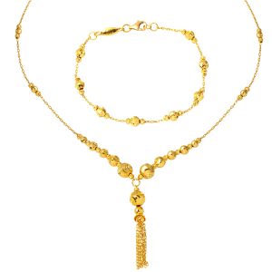 Gerdanlık & Bracelet 22 Karat Gold Set