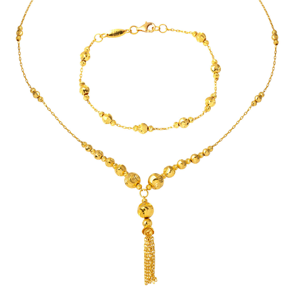 Gerdanlık & Bracelet 22 Carats Or Set
