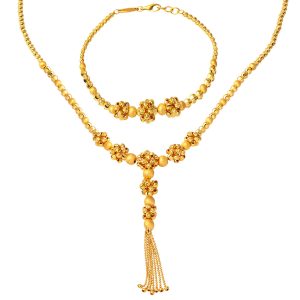 Gerdanlık & Bracelet 22 Carats Or Set